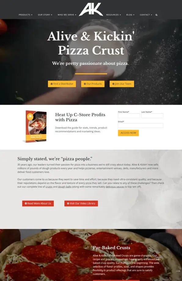 Alive & Kickin’ Pizza Crust