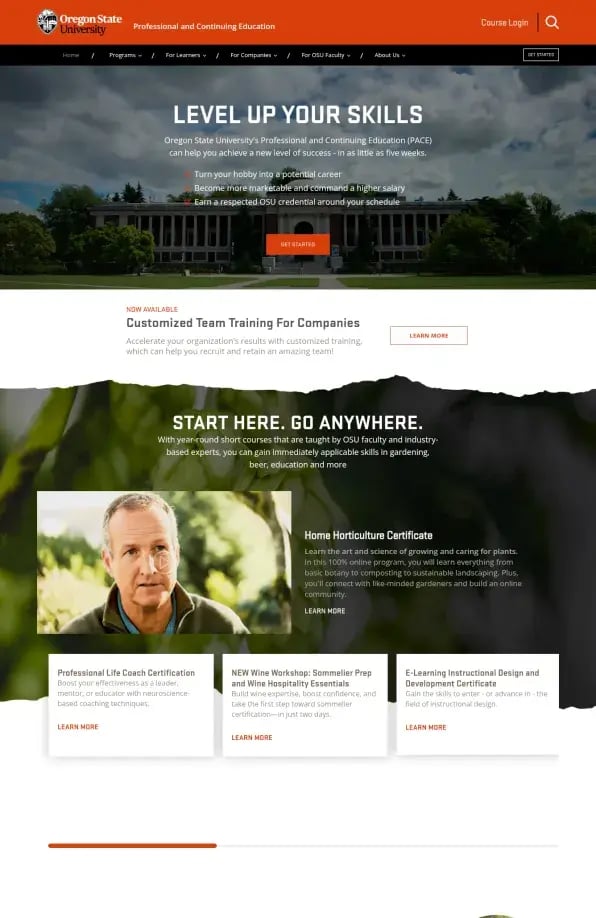 Oregon State University Pace Program