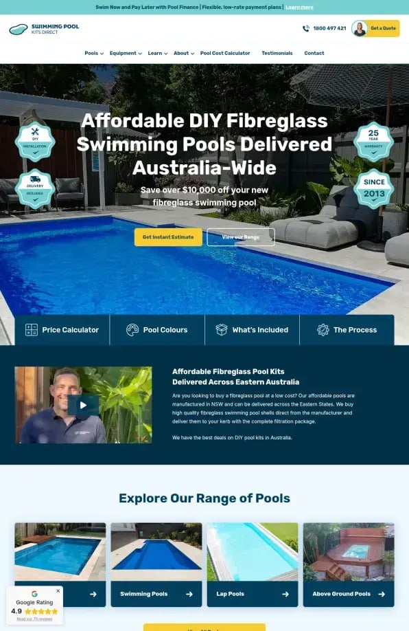 Swimming Pool Kits Direct