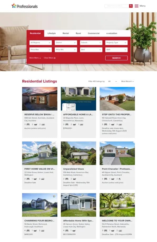 The Professionals Real Estate Group