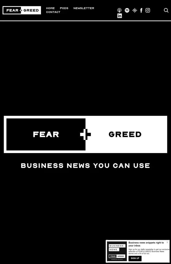 Fear and Greed