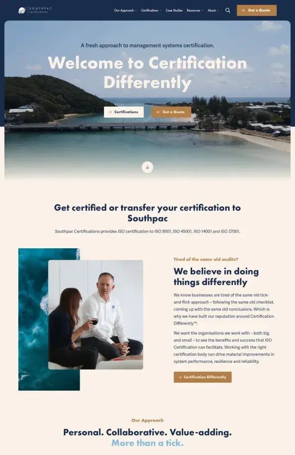 Southpac Certifications