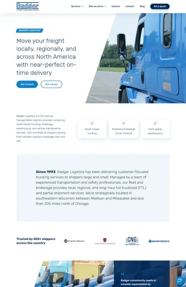 Badger Logistics,Inc.