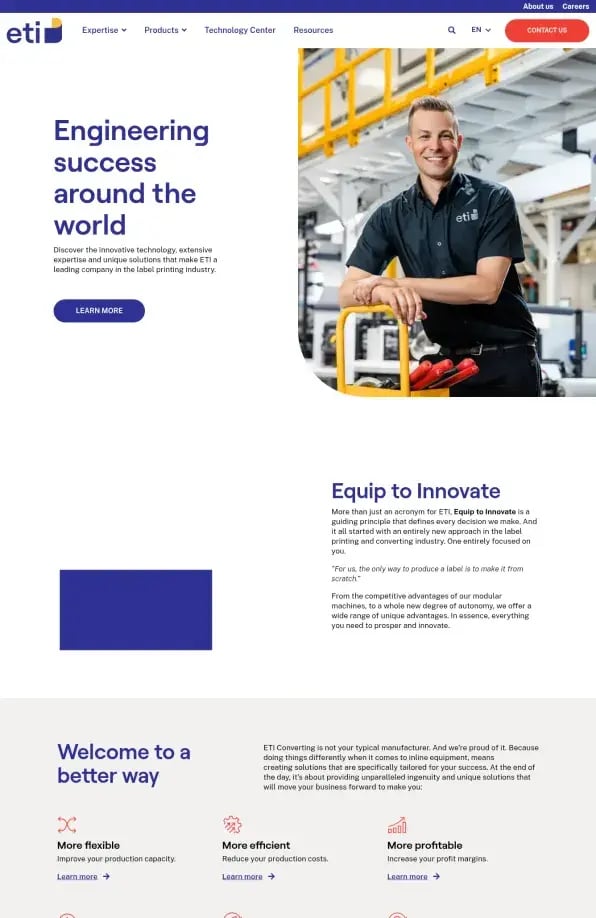 ETI Converting Equipment